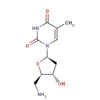 25152-20-9 5'-AMINO-5'-DEOXYTHYMIDINE chemical structure