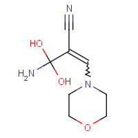 25229-97-4 2-Cyano-3-morpholinoacrylamide chemical structure