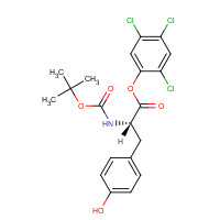 25616-08-4 BOC-L-TYROSINE 2,4,5-TRICHLOROPHENYL ESTER chemical structure