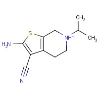 26830-40-0 2-AMINO-6-ISOPROPYL-4,5,6,7-TETRAHYDROTHIENO[2,3-C]PYRIDINE-3-CARBONITRILE chemical structure