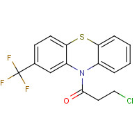 27312-94-3 3-CHLORO-1-(2-TRIFLUOROMETHYL-PHENOTHIAZIN-10-YL)-PROPAN-1-ONE chemical structure