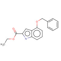 27737-55-9 4-BENZYLOXYINDOLE-2-CARBOXYLIC ACID ETHYL ESTER chemical structure