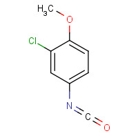28395-76-8 3-CHLORO-4-METHOXYPHENYL ISOCYANATE chemical structure