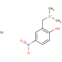 28611-73-6 DIMETHYL(2-HYDROXY-5-NITROBENZYL)SULFONIUM BROMIDE chemical structure