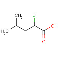28659-81-6 (S)-2-CHLORO-4-METHYL-N-VALERIC ACID chemical structure
