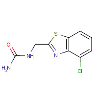 28956-35-6 1-(4-CHLORO-2-BENZOTHIAZOLYL)-3-METHYL UREA chemical structure