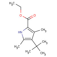 28991-95-9 4-TERT-BUTYL-3,5-DIMETHYL-1H-PYRROLE-2-CARBOXYLIC ACID ETHYL ESTER chemical structure
