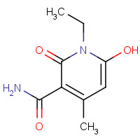 29097-12-9 1-Ethyl-1,2-dihydro-6-hydroxy-4-methyl-2-oxo-3-pyridinecarboxamide chemical structure