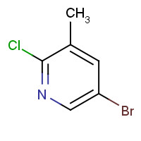 29241-60-9 2-Chloro-3-methyl-5-bromopyridine chemical structure