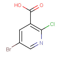 29241-65-4 5-Bromo-2-chloronicotinic acid chemical structure