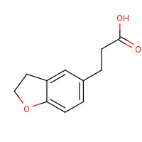 29262-58-6 3-(2,3-DIHYDROBENZOFURAN-5-YL)PROPANOIC ACID chemical structure
