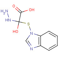 30065-27-1 (2-BENZIMIDAZOLYLTHIO)ACETIC ACID HYDRAZIDE chemical structure
