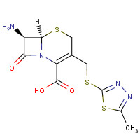 30246-33-4 7-AMINO-3-[(5-METHYL-1,3,4-THIADIAZOL-2-YL)THIOMETHYL]CEPHALOSPHORANIC ACID chemical structure