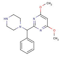 30388-44-4 4,6-DIMETHOXY-2-[PHENYL(PIPERAZIN-1-YL)METHYL]PYRIMIDINE chemical structure