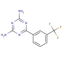 30508-78-2 2,4-DIAMINO-6-[3-(TRIFLUOROMETHYL)PHENYL]-1,3,5-TRIAZINE chemical structure