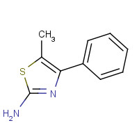 30709-67-2 5-METHYL-4-PHENYL-THIAZOL-2-YLAMINE chemical structure