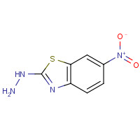 30710-21-5 (6-NITROBENZOTHIAZOL-2-YL)-HYDRAZINE chemical structure