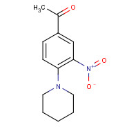 30877-80-6 1-(3-NITRO-4-PIPERIDINOPHENYL)-1-ETHANONE chemical structure