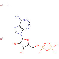 31008-64-7 Adenosine-5'-diphosphate trilithium salt chemical structure