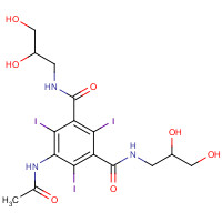 31127-80-7 5-(Acetamido)-N,N'-bis(2,3-dihydroxypropyl)-2,4,6-triiodo-1,3-benzenedicarboxamide chemical structure
