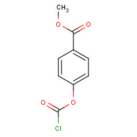 31140-40-6 4-METHOXYCARBONYLPHENYL CHLOROFORMATE chemical structure