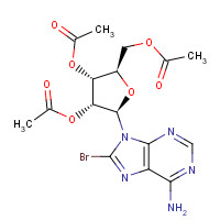 31281-86-4 2',3',5'-TRI-O-ACETYL-8-BROMOADENOSINE chemical structure
