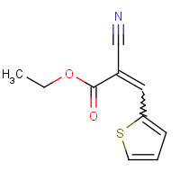 31330-51-5 ETHYL 2-CYANO-3-(2-THIENYL)ACRYLATE chemical structure