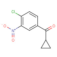 31545-26-3 4-CHLORO-3-NITROPHENYL CYCLOPROPYL KETONE chemical structure