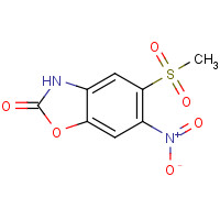 31770-95-3 5-METHANESULFONYL-6-NITRO-3H-BENZOOXAZOL-2-ONE chemical structure