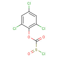 31836-18-7 2,4,6-TRICHLOROPHENYL CHLOROTHIONOFORMATE chemical structure