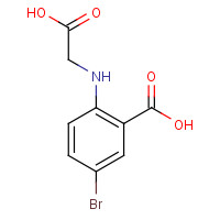 32253-75-1 5-BROMO-N-(CARBOXYMETHYL)ANTHRANILIC ACID chemical structure