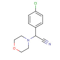 33599-26-7 2-(4-CHLOROPHENYL)-2-MORPHOLINOACETONITRILE chemical structure
