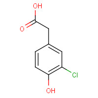 33697-81-3 3-CHLORO-4-HYDROXYPHENYLACETIC ACID chemical structure