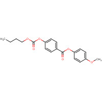 33926-39-5 N-BUTYL 4-(4'-METHOXYPHENOXYCARBONYL)PHENYL CARBONATE chemical structure