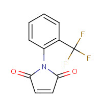34520-59-7 1-(2-TRIFLUOROMETHYL-PHENYL)-PYRROLE-2,5-DIONE chemical structure