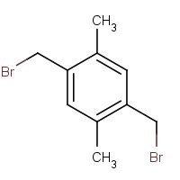 35168-62-8 1,4-BIS(BROMOMETHYL)-2,5-DIMETHYLBENZENE chemical structure
