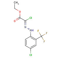 35229-94-8 ETHYL 2-CHLORO-2-(2-[4-CHLORO-2-(TRIFLUOROMETHYL)-PHENYL]HYDRAZONO)ACETATE chemical structure