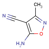 35261-01-9 5-AMINO-3-METHYL-4-ISOXAZOLECARBONITRILE chemical structure
