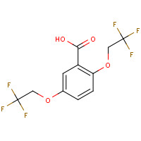 35480-52-5 2,5-Bis(2,2,2-trifluoroethoxy)benzoic acid chemical structure