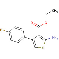 35978-33-7 ETHYL 2-AMINO-4-(4-FLUOROPHENYL)THIOPHENE-3-CARBOXYLATE chemical structure