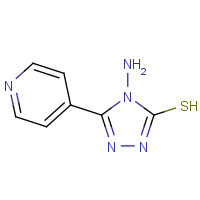 36209-51-5 4-AMINO-5-(4-PYRIDYL)-4 H-1,2,4-TRIAZOLE-3-THIOL chemical structure