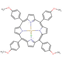 36995-20-7 5,10,15,20-TETRAKIS(4-METHOXYPHENYL)-21H,23H-PORPHINE IRON(III) CHLORIDE chemical structure