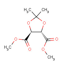 37031-30-4 (4S,5S)-2,2-DIMETHYL-1,3-DIOXOLANE-4,5-DICARBOXYLIC ACID DIMETHYL ESTER chemical structure
