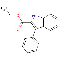37129-23-0 ETHYL 3-PHENYL-1H-INDOLE-2-CARBOXYLATE chemical structure