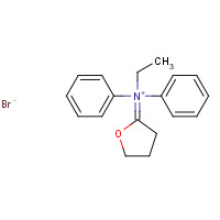 37743-18-3 3,3-Diphenyltetrahydrofuran-2-ylidene(dimethyl)ammonium bromide chemical structure