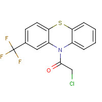 38221-55-5 2-CHLORO-1-(2-TRIFLUOROMETHYL-PHENOTHIAZIN-10-YL)-ETHANONE chemical structure