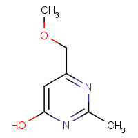 38249-50-2 4-HYDROXY-6-METHOXYMETHYL-2-METHYLPYRIMIDINE chemical structure