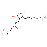 38344-08-0 17-PHENYL TRINOR PROSTAGLANDIN F2ALPHA chemical structure