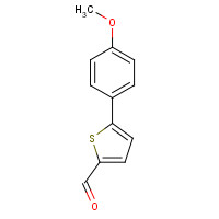 38401-67-1 5-(4-Methoxyphenyl)thiophene-2-carbaldehyde chemical structure