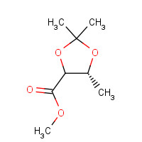 38410-80-9 METHYL (4S)-TRANS-2,2,5-TRIMETHYL-1,3-DIOXOLANE-4-CARBOXYLATE chemical structure